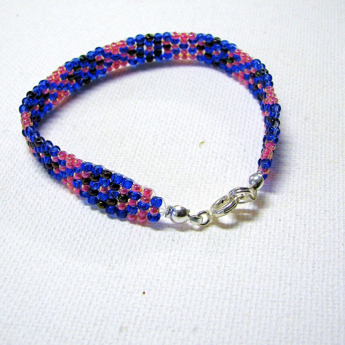 Šitý modro-růžový ... prodaný