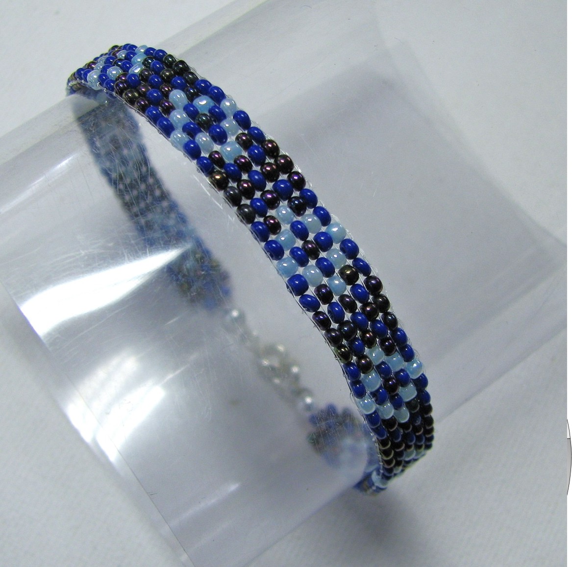 Šitý modrý tmavý ... prodaný